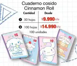 Metro Cinnamon Roll cuaderno cosido oferta