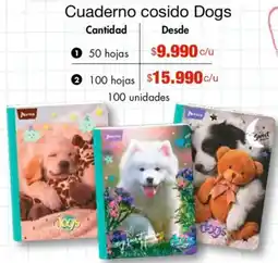 Metro Dogs cuaderno cosido oferta