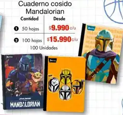 Metro Mandalorian cuaderno cosido oferta