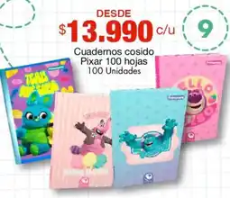 Metro Pixar cuadernos cosido oferta