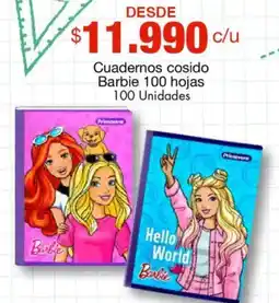 Metro Barbie cuadernos cosido oferta