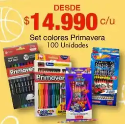 Metro Primavera set colores oferta