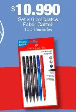 Metro Faber Castell boligrafos oferta