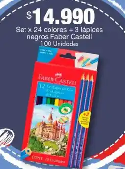 Metro Faber Castell colores + lapices oferta