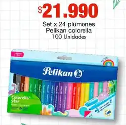 Metro Pelikan plumones colorella oferta