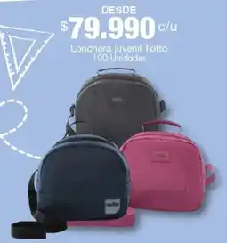 Metro Totto lonchera juvenil oferta