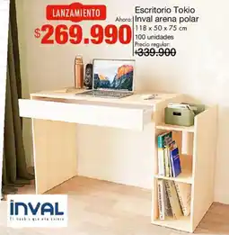 Metro Escritorio Tokio Inval arena polar oferta