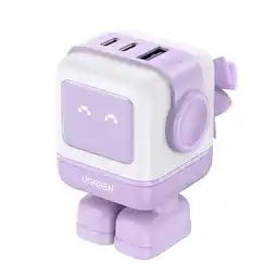 Falabella Cargador Estilo Robort (65W ) Multipuerto + Carga Rápida con Pantalla LED / Purple oferta