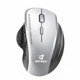 Falabella Mouse Inalámbrico Ergonómico Recargable 6 Botones Jertech Gris oferta