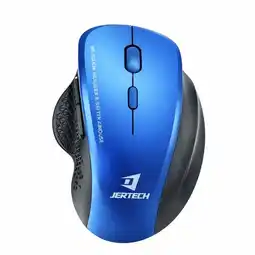 Falabella Mouse Inalámbrico Ergonómico Recargable 6 Botones Jertech Azul oferta