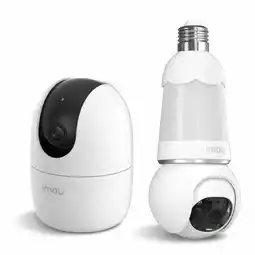 Falabella Combo 2 Cámaras WiFi 2K para Hogar, Estilo Bombillo 3MP + Ranger 2 3MP / AudioX2 oferta