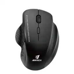 Falabella Mouse Inalámbrico Ergonómico Recargable 6 Botones Jertech Negro oferta