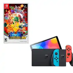 Falabella Switch Oled Neon Con Juego Pokemon Tournament oferta
