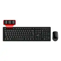 Falabella Combo de Teclado y Mouse Ergonomicos Inalámbricos KM 8206S Silencioso oferta
