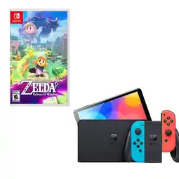 Falabella Switch Oled Neon Con Juego Zelda Echoes oferta