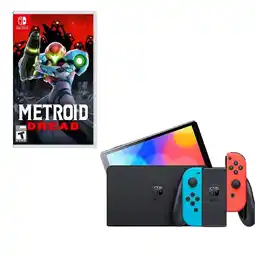 Falabella Switch Oled Neon Con Juego Metroid Dread oferta