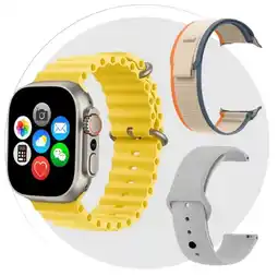 Falabella Smartwatch Mobulaa Tel 1 Sim 3 Correas 49mm Bluetooth 5.3 Tik Tok Redes Sociales oferta