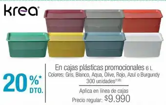 Jumbo En cajas plásticas promocionales 6 l oferta
