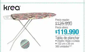 Jumbo Tabla de planchar oferta