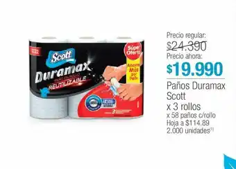 Jumbo Paños duramax scott oferta