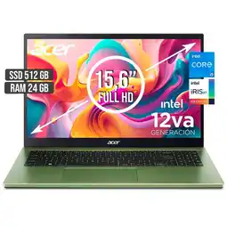 Falabella PORTATIL ASPIRE INTEL CORE I5-1235U SSD 512GB RAM 24GB LED 15,6 FHD oferta