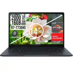 Falabella PORTATIL EXPERTBOOK AMD RYZEN 7-7735HS SSD 2TB RAM 16GB 14 FHD oferta