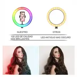 Falabella Aro De Luz 26 Cm Rgb Led Con Trípode Profesional 2 Mts oferta