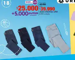 Metro Urb jeans infantiles oferta