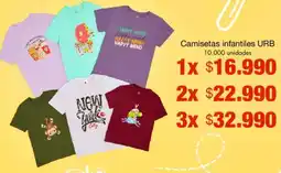 Metro Urb camisetas infantiles oferta