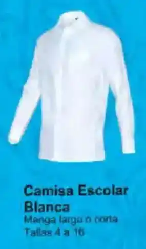 Camisa escolar blanca