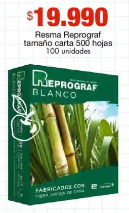 Metro Resma reprograf tamaño carta oferta