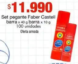 Metro Set pegante faber castell barra oferta