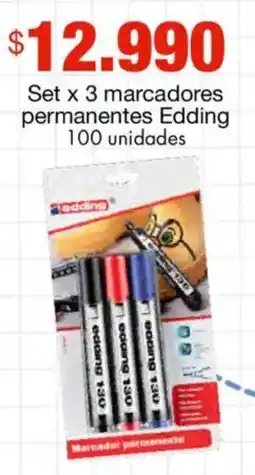 Metro Edding marcadores permanentes oferta