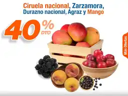 Alkosto Ciruela nacional, Zarzamora, Durazno nacional, Agraz y Mango oferta