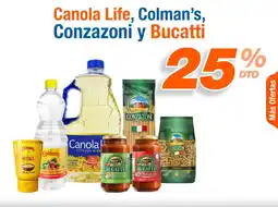 Alkosto Canola Life, Colman's, Conzazoni y Bucatti oferta