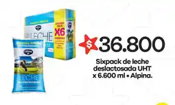 Éxito Alpina leche deslactosada UHT oferta
