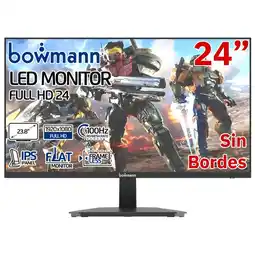 Falabella Monitor 24' Led Fhd Ips 100hz Pantalla Gamer Slim Sin Bordes oferta