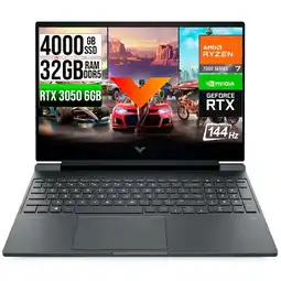 Falabella VICTUS AMD RYZEN 7-7445HS RTX 3050 6GB SSD 4TB RAM 32GB LED 15,6 FHD 144Hz oferta