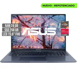 Falabella Portátil Vivobook AMD Ryzen 5 24GB RAM 256GB SSD 16 FHD M1603QA-MB120 oferta