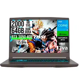 Falabella PORTATIL THIN 15 INTEL I5-13420H RTX 30504GB SSD 2TB RAM 24GB 15.6 FHD 144HZ oferta