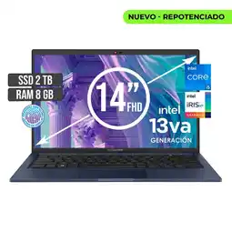 Falabella Portátil Intel Core i5-1335U 2TB SSD 8GB RAM 14 FHD oferta