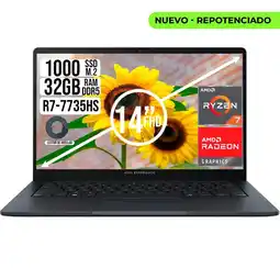 Falabella PORTATIL EXPERTBOOK AMD RYZEN 7-7735HS SSD 1TB RAM 32GB 14 FHD oferta