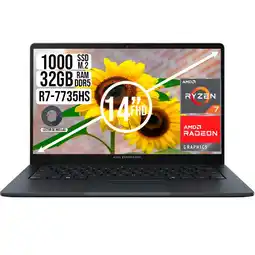 Falabella PORTATIL EXPERTBOOK AMD RYZEN 7-7735HS SSD 1TB RAM 32GB 14 FHD oferta