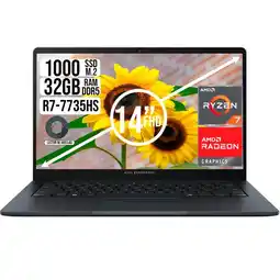 Falabella PORTATIL EXPERTBOOK AMD RYZEN 7-7735HS SSD 1TB RAM 32GB 14 FHD oferta