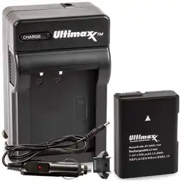 Falabella Para nikon d3100 3200 3300 5100 5200 5300 cargador + bateria en-el14a oferta