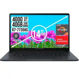 Falabella PORTATIL EXPERTBOOK AMD RYZEN 7-7735HS SSD 4TB RAM 40GB 14 FHD oferta
