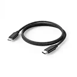Falabella Cable USB-C a Micro USB Trenzado Carga Rapida 60W de 1 Metro oferta