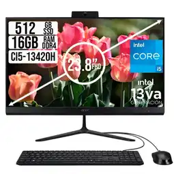 Falabella TODO EN UNO INTEL I5-13420H SSD 512GB RAM 16GB 238 FHD oferta