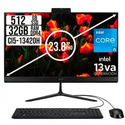 Falabella TODO EN UNO INTEL I5-13420H SSD 512GB RAM 32GB 238 FHD oferta