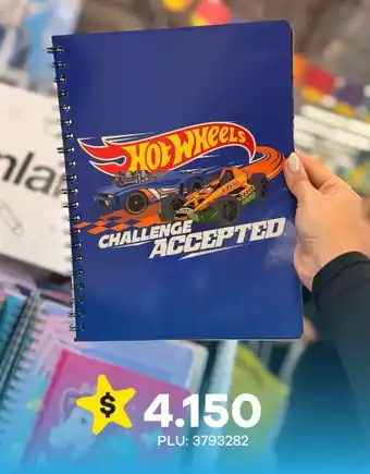 Hot Wheels notebook